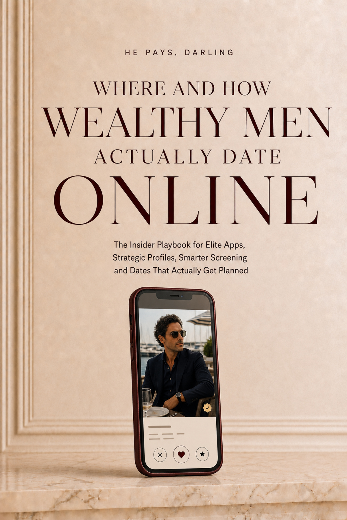 Where and How Wealthy Men Actually Date Online book cover
